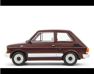 Fiat 126 Personal 4 RED 1980 Rosso amaranto Laudoracing 1:18 Resinemodell (Türen, Motorhaube... nicht zu öffnen!)